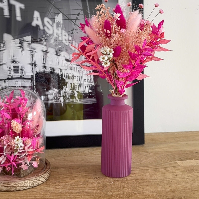Bouquet de fleurs séchées - Neon Pink