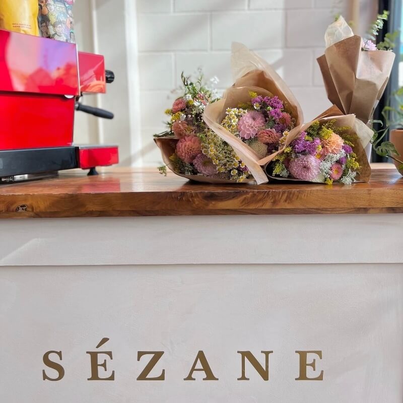 bouquets de fleurs pour animation en magasin
