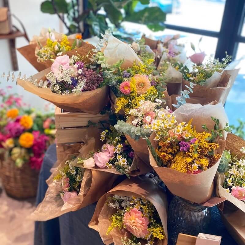 organisation de bar à fleurs ou popup stores evenementiels