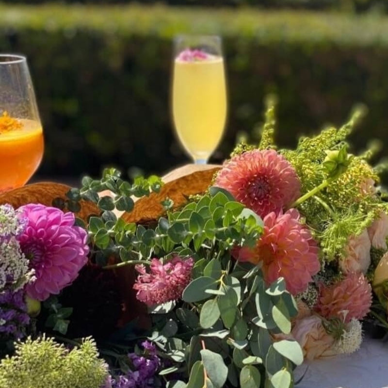 décoration florale d'un évènement organisé par un hotel