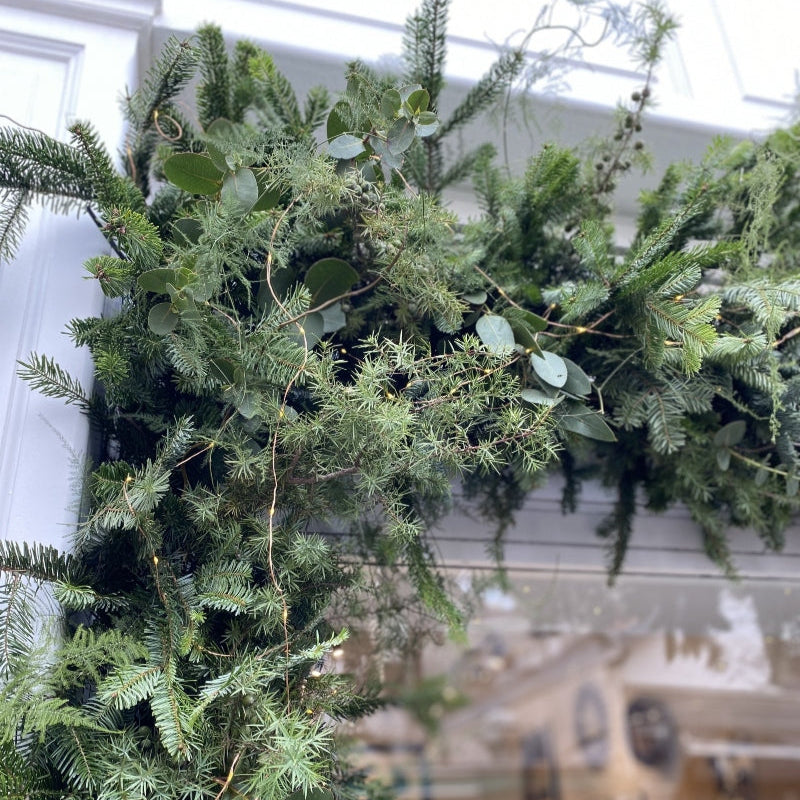 décoration de vitrine pour noel à biarritz