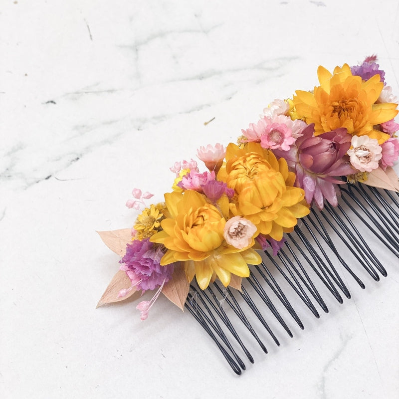 peigne-fleuri-jaune-rose-billie