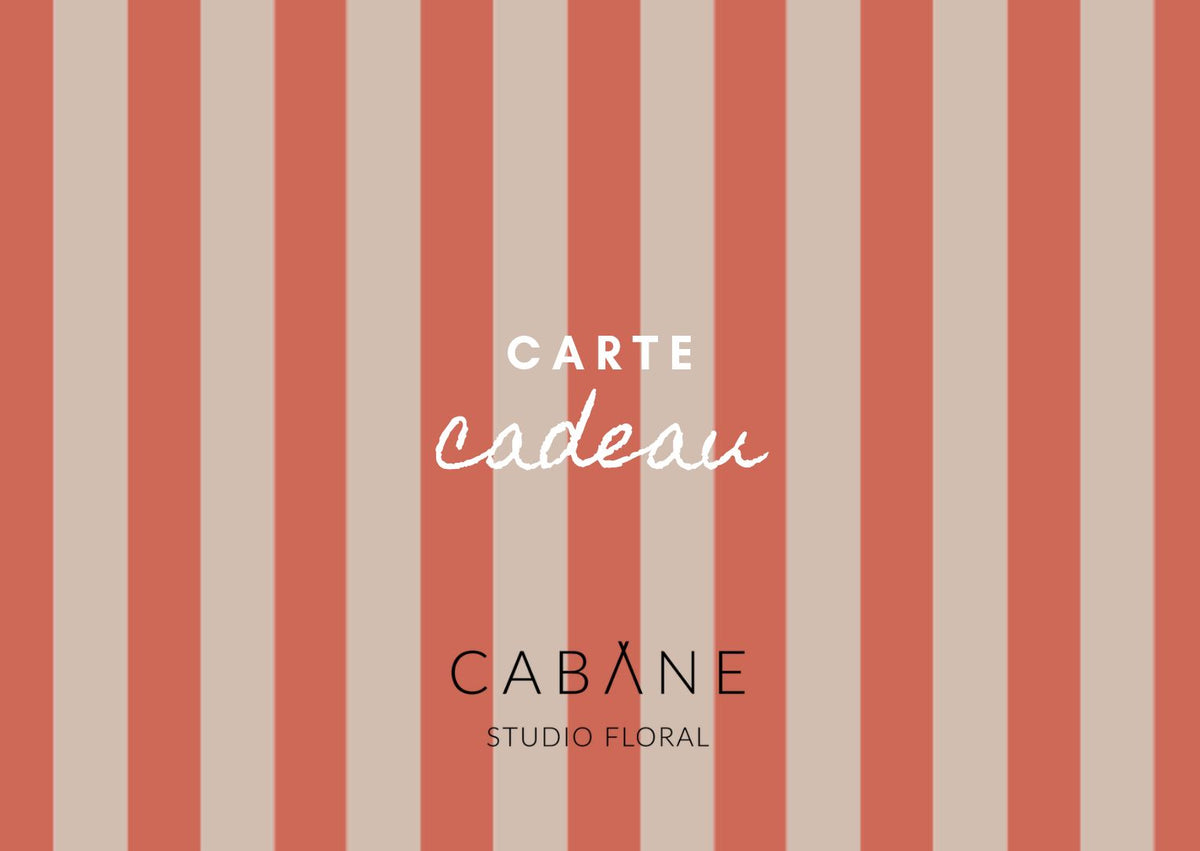 Carte cadeau Cabane Studio Floral