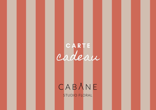 Carte cadeau Cabane Studio Floral