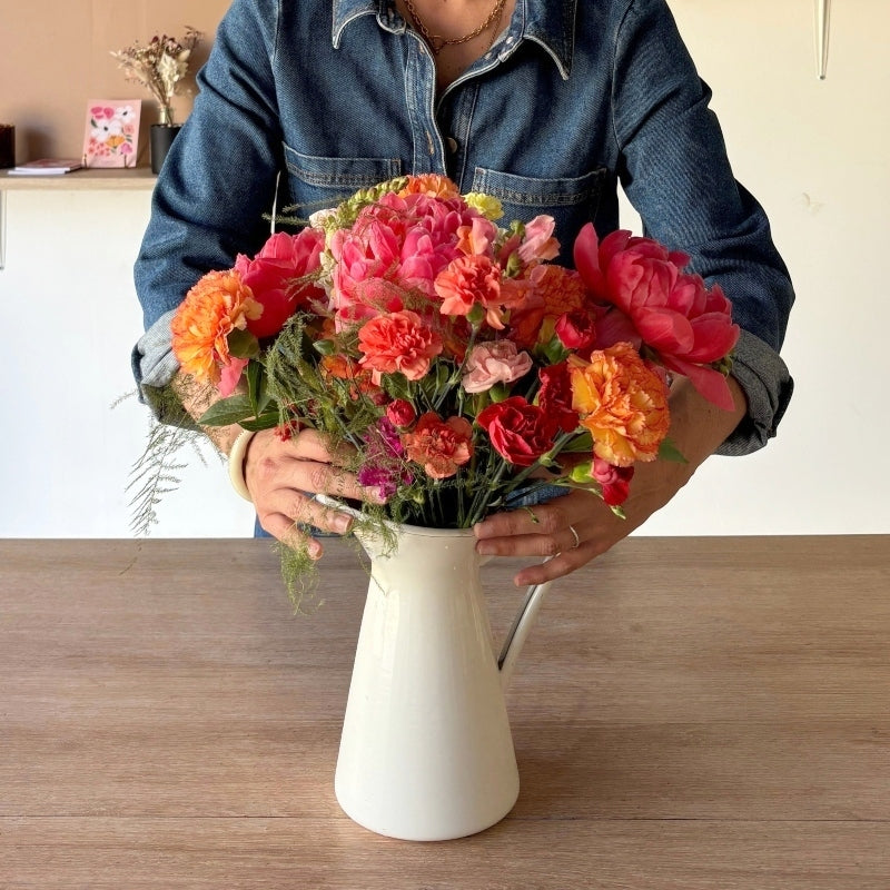 bouquet fetes des meres cabane  livraison biarritz anglet ou retrait au studio a anglet blancpignon