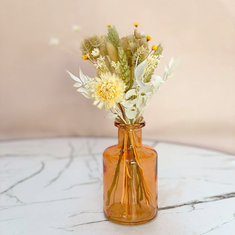 bouquet-fleurs-sechées-jaune