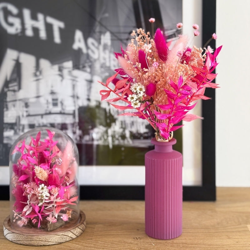 Globe fleuri - Neon Pink