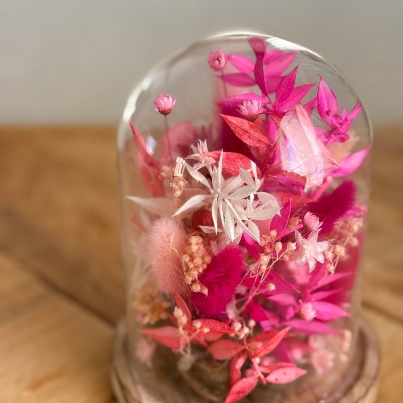 Globe fleuri - Neon Pink