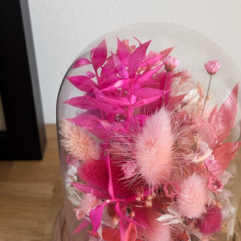 Globe fleuri - Neon Pink