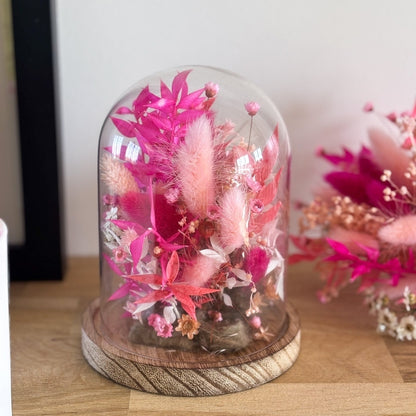 Globe fleuri - Neon Pink