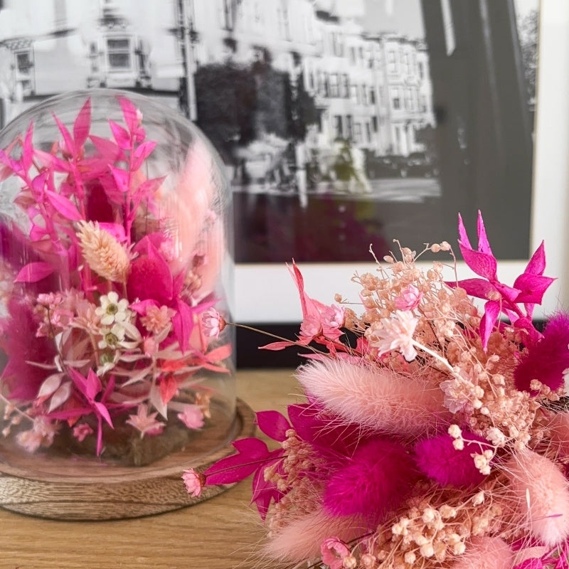 Globe fleuri - Neon Pink