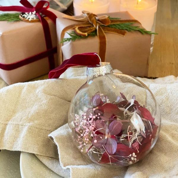 Cabane - sustainable floral design studio in Newport Beach CA shipping French-style, eco-chic bouquets, home décor, and gifts across California - Dried Flower Ornaments (set of 2) - www.fromcabane.com