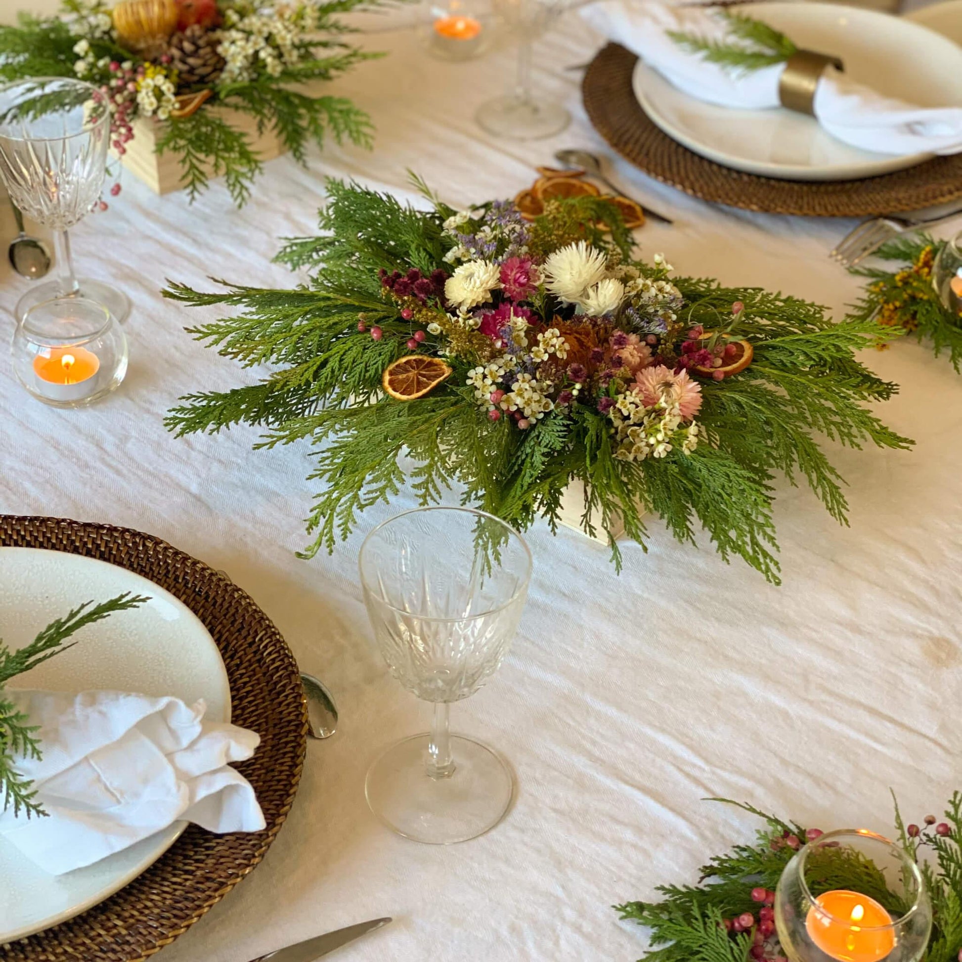 Grand jardin de Noel - Cabane