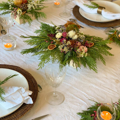 Grand jardin de Noel - Cabane